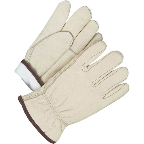 Gants de conducteur isol&eacute;s traditionnels, 13, Paume en Cuir fleur de vache, Thinsulate Brunswick Fyr & Safety