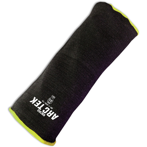 Arc Tek Cut Resistant Sleeve, Polyethylene/Steel, 12", ASTM ANSI Level A5, Black Brunswick Fyr & Safety
