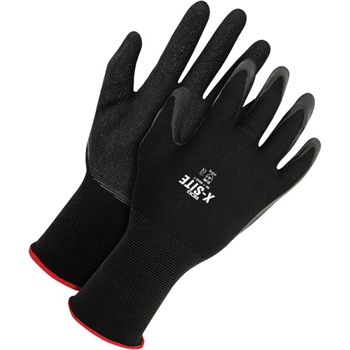 Gants enduits X-Site, 11, R&ecirc;vetement Latex, Calibre 15, Enveloppe en Nylon Brunswick Fyr & Safety