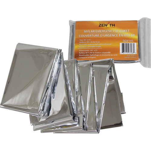 Emergency Blanket, Aluminized Polyester Brunswick Fyr & Safety