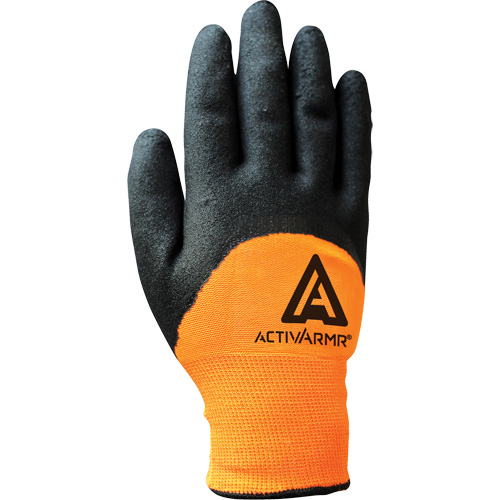 ActivArmr&reg; 97-011 Coated Gloves, Small, Nitrile Coating, 10 Gauge, Polyester Shell Brunswick Fyr & Safety