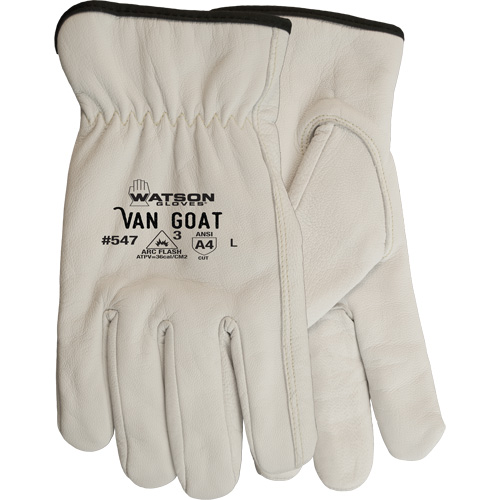 Gants de travail r&eacute;sistants aux coupures Van Goat, Grand, 36 cal/cm², Niveau 3, NFPA 70E Brunswick Fyr & Safety
