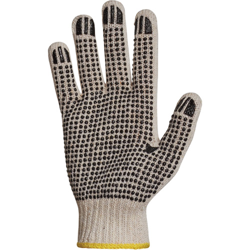 Sure Grip&reg; PVC Dotted String Knit Glove, Poly/Cotton, Single Sided, 7 Gauge, X-Small Brunswick Fyr & Safety