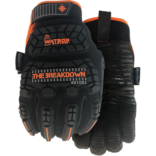 The Breakdown Cut Resistant Work Gloves, Size Small, Aramid/Polyester/Stainless Steel Shell, ASTM ANSI Level A5 Brunswick Fyr & Safety