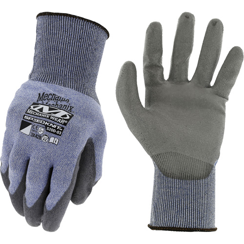 Gants r&eacute;sistants aux coupures SpeeKnit B2, Taille Moyen/8, Calibre 15, Rev&ecirc;tement Polyur&eacute;thane, Enveloppe en PEHP, ASTM ANSI niveau A2/EN 388 niveau B Brunswick Fyr & Safety