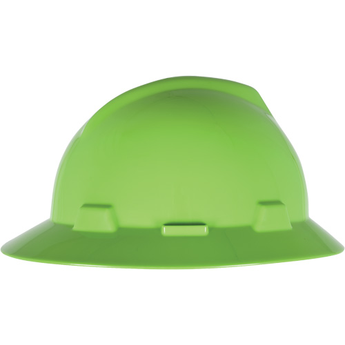 Casque de s&eacute;curit&eacute; &agrave; fente et bordure compl&egrave;te V-Gard, Suspension &agrave; douille, Non ventil&eacute; Brunswick Fyr & Safety
