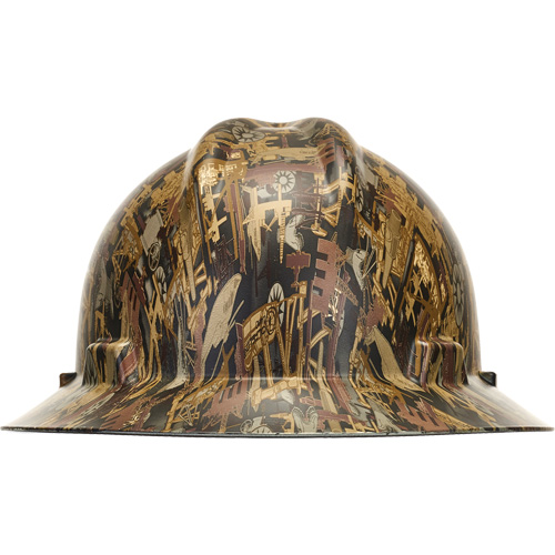 V-Gard&reg; Hydro Dip Full Brim Hard Hat, Meets CSA Type 1, Ratchet Suspension, Non-Vented Brunswick Fyr & Safety