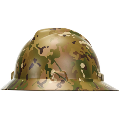 V-Gard&reg; Hydro Dip Full Brim Hard Hat, Meets CSA Type 1, Ratchet Suspension, Non-Vented Brunswick Fyr & Safety