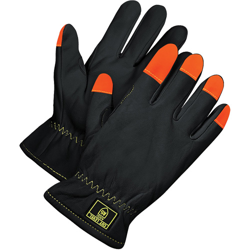 Gants de conducteur Deny, 3T-Grand, Paume en Cuir fleur de ch&egrave;vre Brunswick Fyr & Safety