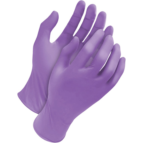 Gants tripolym&egrave;res jetables Deny, Grand, Latex/N&eacute;opr&egrave;ne/Nitrile, 6 mils, Sans poudre, Mauve Brunswick Fyr & Safety