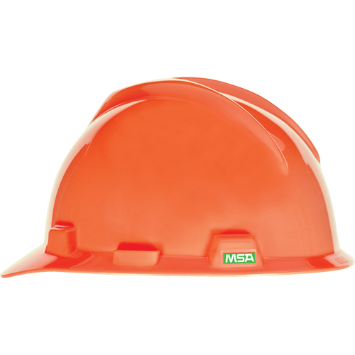 Casque de s&eacute;curit&eacute; &agrave; fentes V-Gard, R&eacute;pond aux normes CSA type 1, Suspension Rochet, Non ventil&eacute; Brunswick Fyr & Safety