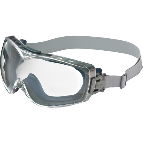 Uvex HydroShield&reg; Stealth&reg; OTG Safety Goggles, Clear Lens, Anti-Fog/Anti-Scratch, Indirect Vent Brunswick Fyr & Safety