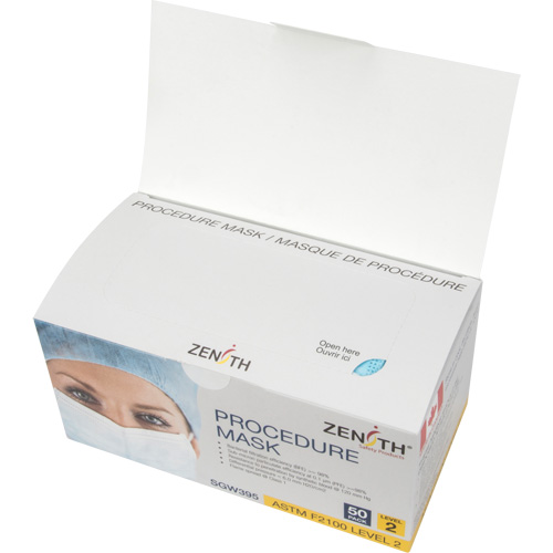 Disposable Procedure Face Masks, ASTM F2100 Level 2, Class 1 Brunswick Fyr & Safety