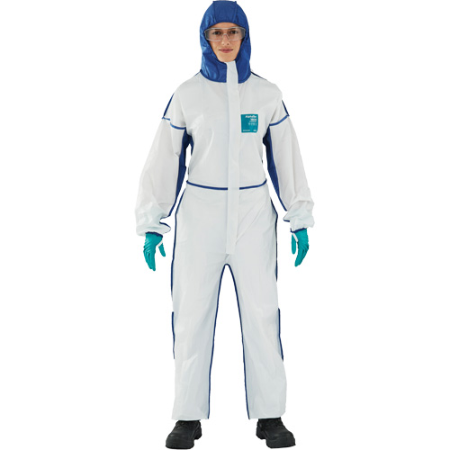 Combinaisons 3 pi&egrave;ces 1800 AlphaTec confortable, Grand, Bleu/Blanc, Microporeux/SMS Brunswick Fyr & Safety