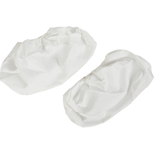 Shoe Covers, One Size, Microporous, White Brunswick Fyr & Safety