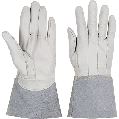 852 Ranpro&reg; FR White Stags TIG Gloves, Full Grain Calfskin, Size Small Brunswick Fyr & Safety
