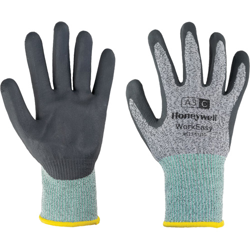 Gants de protection contre les coupures WorkEasy, Taille 6/T-petit, Calibre 13, Rev&ecirc;tement Mousse de nitrile, Enveloppe en PEHP/Fibre de verre, ASTM ANSI niveau A3/EN 388 niveau C Brunswick Fyr & Safety