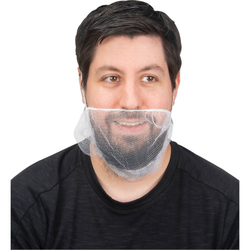 Filets &agrave; barbe, Nylon, Blanc Brunswick Fyr & Safety