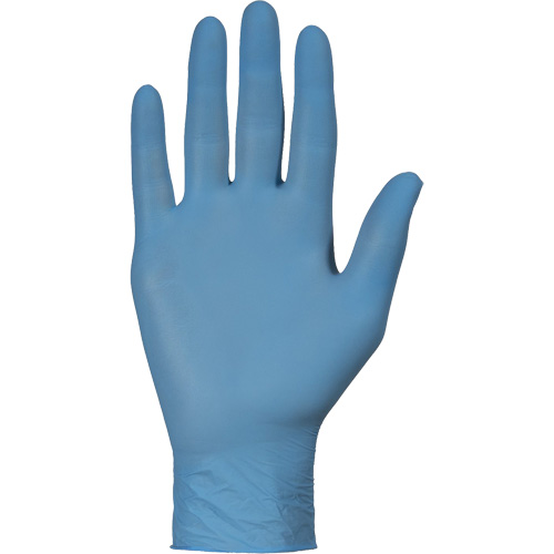 KeepKleen&reg; Disposable Glove, Small, Nitrile, 2.8-mil, Powder-Free, Blue Brunswick Fyr & Safety