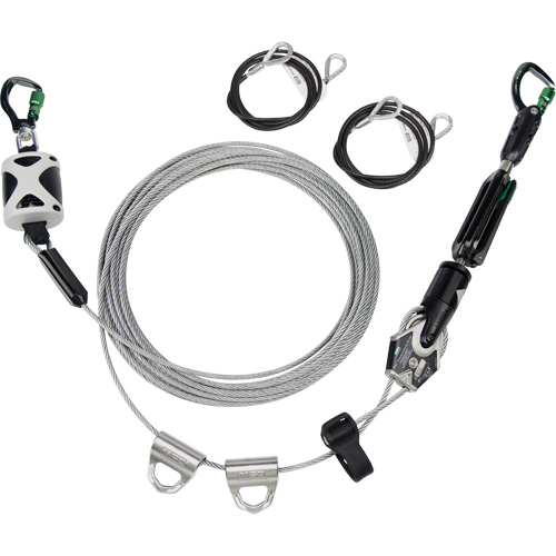 C&acirc;ble de sûret&eacute; horizontal temporaire, C&acirc;ble galvanis&eacute; Brunswick Fyr & Safety