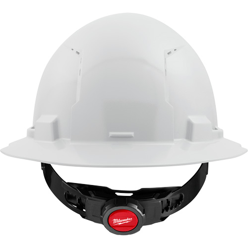 Casque de s&eacute;curit&eacute; &agrave; bord complet, R&eacute;pond aux normes CSA type 1, Suspension Rochet, Ventil&eacute; Brunswick Fyr & Safety