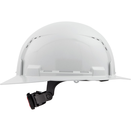 Full Brim Hardhat, Meets CSA Type 1, Ratchet Suspension, Vented Brunswick Fyr & Safety