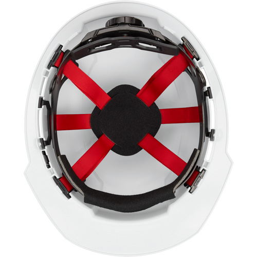 Casque de s&eacute;curit&eacute; &agrave; bordure avant, R&eacute;pond aux normes CSA type 1, Suspension Rochet, Non ventil&eacute; Brunswick Fyr & Safety