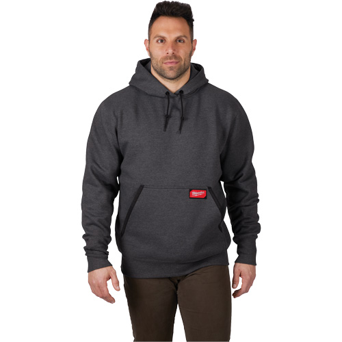 Heavy-Duty Pullover Hoodie, Men's, Small, Grey Brunswick Fyr & Safety