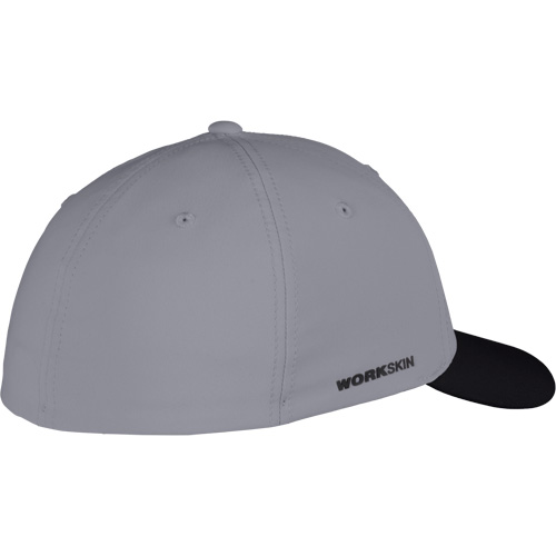 Workskin Fitted Hat, Grey, Poly-Cotton Brunswick Fyr & Safety