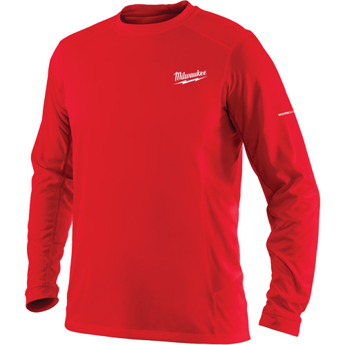 Workskin Long Sleeve Shirt, Men's, Small, Red Brunswick Fyr & Safety