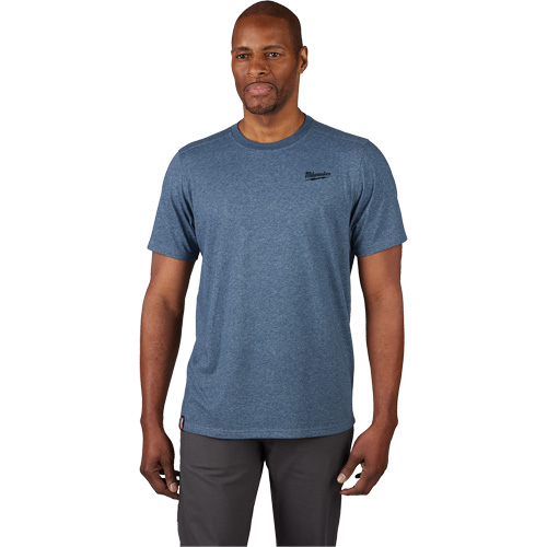 T-shirt de travail hybride, Hommes, Petit, Bleu Brunswick Fyr & Safety