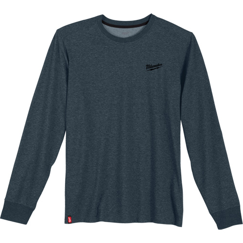 Hybrid Work Tee Shirt, Men's, Small, Blue Brunswick Fyr & Safety