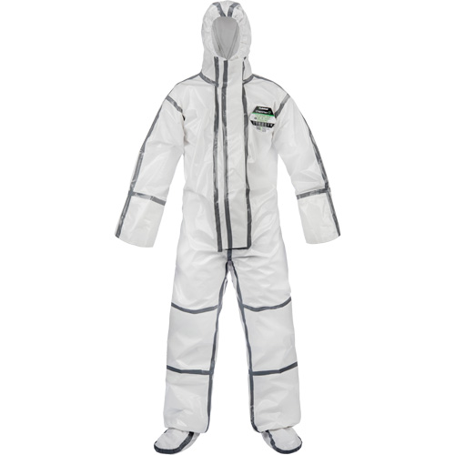 ChemMax&reg; 2 Coverall, ChemMax, Medium, White Brunswick Fyr & Safety