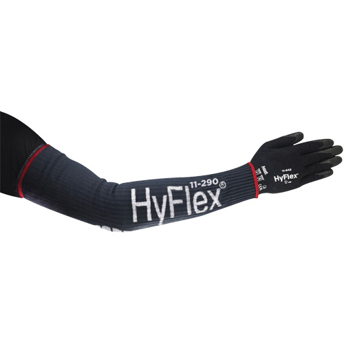 HyFlex&reg; Narrow High Cut Compression Sleeve, 18", Kevlar&reg;/Polyamide/Spandex/Stainless Steel, Blue Brunswick Fyr & Safety