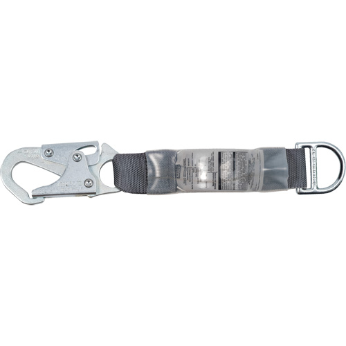 V-Series Standard Energy Absorbing Lanyard, Snap Hook Center, Snap Hook Leg Ends, Polyester Brunswick Fyr & Safety