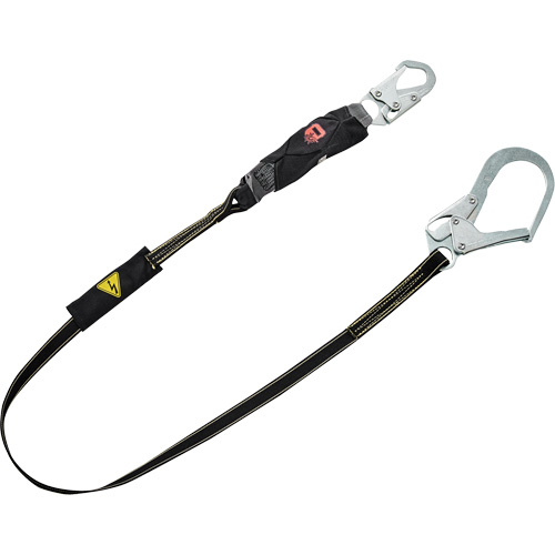 V-Series Welding Shock Absorbing Lanyard, 6', Snap Hook Center, Snap Hook Leg Ends, Kevlar&reg;/Nomex&reg; Brunswick Fyr & Safety
