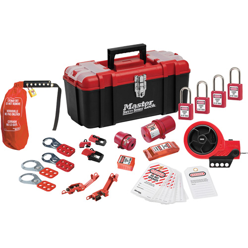 Premier Lockout Kit with Zenex Thermoplastic Locks, Electrical Kit, 21 Components Brunswick Fyr & Safety