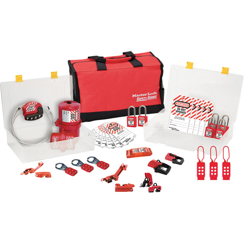 Premier Lockout Kit with Zenex Thermoplastic Locks, Electrical Kit, 27 Components Brunswick Fyr & Safety
