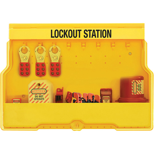Premier Electrical Lockout Station, None Padlocks, 16 Padlock Capacity, Padlocks Not Included Brunswick Fyr & Safety