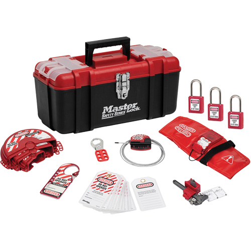 Standard Lockout Kit with Zenex Thermoplastic Locks, Valve Kit, 13 Components Brunswick Fyr & Safety