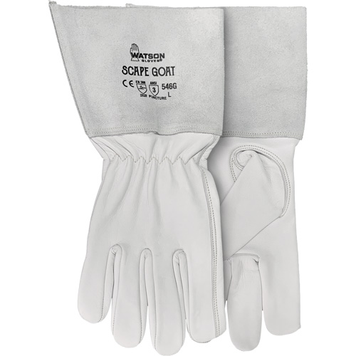 546G Scape Goat Gloves, Small, Grain Goatskin Palm Brunswick Fyr & Safety