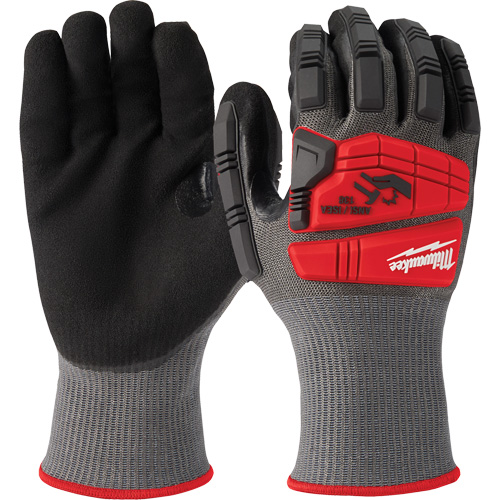 Impact & Cut-Resistant Gloves, Size X-Large, 18 Gauge, Nitrile Coated, ANSI/ISEA 105 Level 5 Brunswick Fyr & Safety