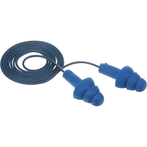Bouchons d'oreilles pr&eacute;moul&eacute;s E-A-R Ultrafit , Avec cordon, Taille unique, Vrac - Sac en poly, NRR dB NRR 25 dB Brunswick Fyr & Safety