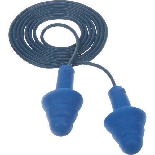Bouchons d'oreilles pr&eacute;moul&eacute;s E-A-R Ultrafit , Avec cordon, Taille unique, Vrac - Sac en poly, NRR dB NRR 25 dB Brunswick Fyr & Safety