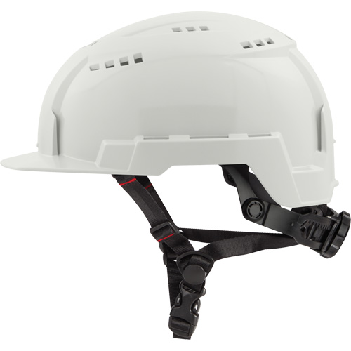 Casque &agrave; bordure avant avec support &agrave; lampe de poche Bolt, Suspension Rochet Brunswick Fyr & Safety