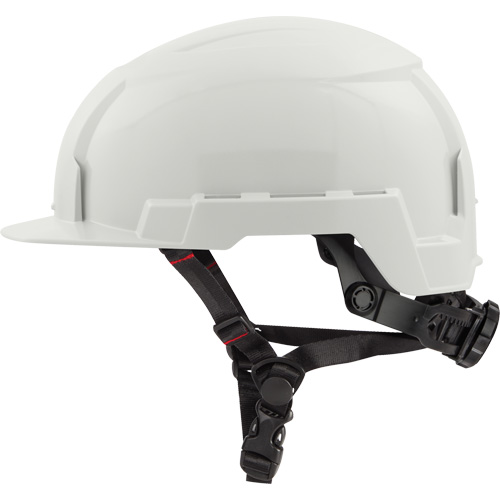 Casque &agrave; bordure avant avec support &agrave; lampe de poche Bolt, Suspension Rochet Brunswick Fyr & Safety