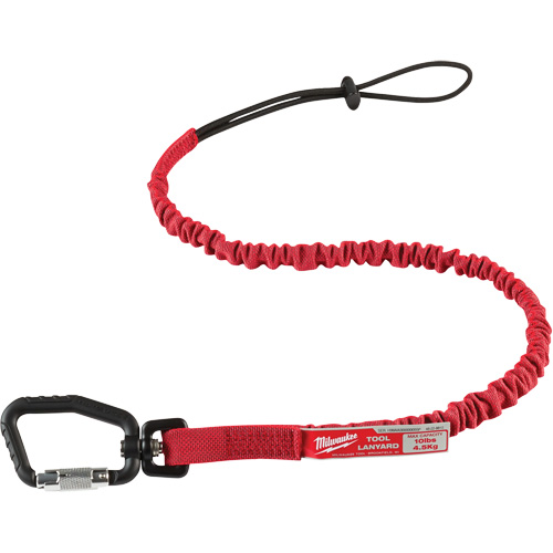 Locking Tool Lanyard, Bungee, Carabiner/Loop Brunswick Fyr & Safety