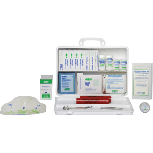 Basic First Aid Kit, Meets CSA Z1220-17 Type 2 Low-Risk Environment, Medium (26-50 Workers) Brunswick Fyr & Safety