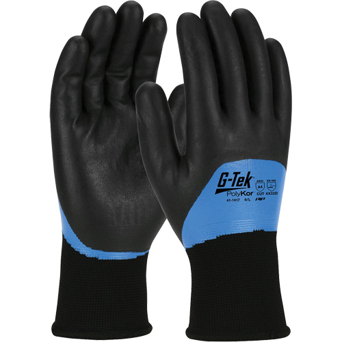 Gants isol&eacute;s r&eacute;sistants aux coupures G-Tek PolyKor, Taille Petit, Calibre 15, Rev&ecirc;tement Nitrile, Enveloppe en Fil technique, ANSI/ISEA 105 niveau 4 Brunswick Fyr & Safety