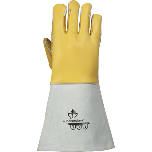TIG Welding Gloves, Grain Elkhide, Size Small Brunswick Fyr & Safety